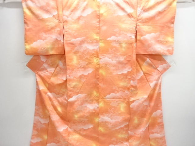 JAPANESE KIMONO / KOMON / CLOUD & KIKU